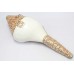 SIlver Conch Shell Trumpet old tibetan turquoise coral decorative P 684